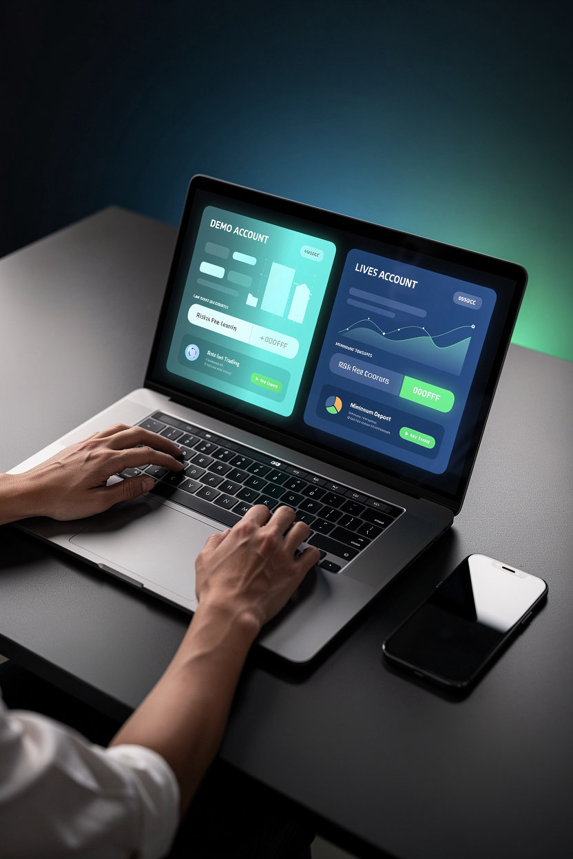 TeslaCapital Global Markets LLC trading account setup and platform interface for demo and live trading